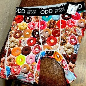 New Fancy Donuts 🍩 Odd Boxer Brief Premium Underwear Lightweight Stretch Fabric!